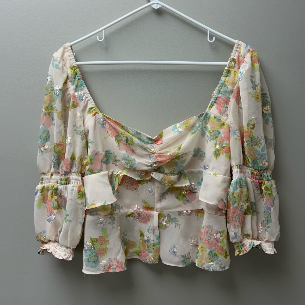 For Love‎ and Lemons Women’s Paradis Floral Blouse